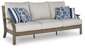 Rainier Ranch - Sofa With Cushion - Brown / Beige - R&R Furniture Gallery (Fountain Valley, CA)