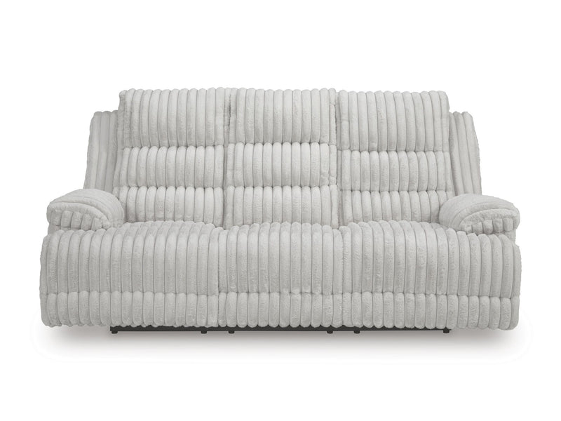 Rhines Falls - 2 Pc. - Power Reclining Sofa And Loveseat - Alloy