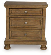 Feddinger - Two Drawer Night Stand - Medium Brown - R&R Furniture Gallery (Fountain Valley, CA)