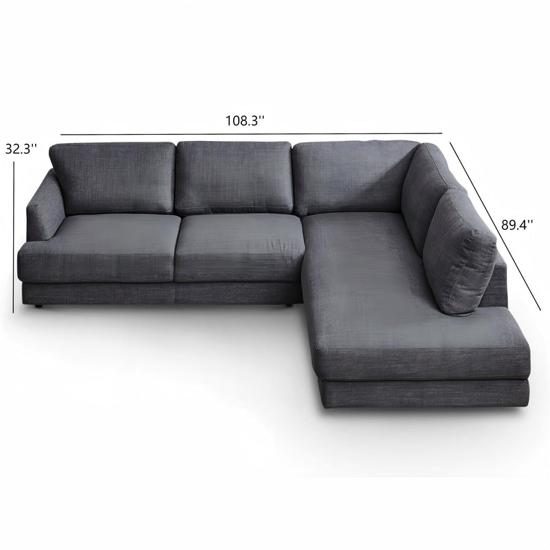 Glander - Comfortable Cozy Sectional Sofa - R&R Furniture Gallery (Fountain Valley, CA)