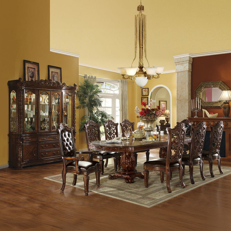 Vendome - Dining Table w/Double Pedestal - R&R Furniture Gallery (Fountain Valley, CA)