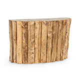 Norwest Petrified - Wood Console Table - Natural - R&R Furniture Gallery (Fountain Valley, CA)