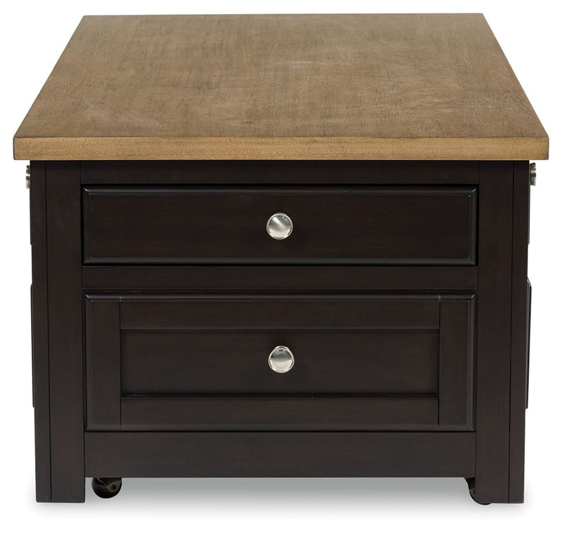 Drazmine - Lift Top Cocktail Table - Brown - R&R Furniture Gallery (Fountain Valley, CA)