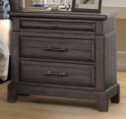 2 Drawer Nightstand Elegant Design - Mahogany - R&R Furniture Gallery (Fountain Valley, CA)