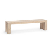 Classic Home Bristol dining bench featuring a sturdy wooden frame and a comfortable seat, ideal for kitchen or dining room use.