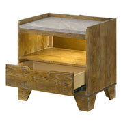 Garcia - Nightstand With LED - Light Brown - R&R Furniture Gallery (Fountain Valley, CA)
