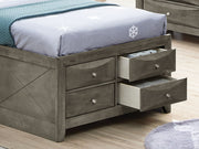 Modern Design Storage Bed With Bookcase Headboard - R&R Furniture Gallery (Fountain Valley, CA)