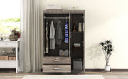 3 Door Wardrobe With 2 Drawers - R&R Furniture Gallery (Fountain Valley, CA)