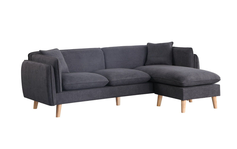 Brayden - Fabric Sectional Sofa Chaise - R&R Furniture Gallery (Fountain Valley, CA)