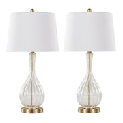 Pair of Lumi Source Jenny contemporary table lamps with sleek modern design and neutral-colored shades.