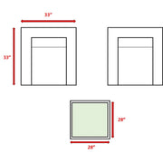 2 Person Seating Set With Cushions - R&R Furniture Gallery (Fountain Valley, CA)