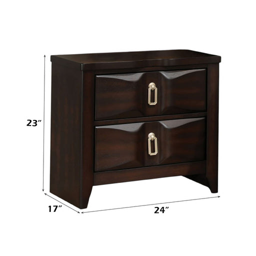 Lancaster - Nightstand - Espresso - R&R Furniture Gallery (Fountain Valley, CA)