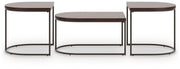 Vanmore - Occasional Table Set (Set of 3) - Dark Brown - R&R Furniture Gallery (Fountain Valley, CA)