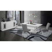 Ariya - Buffet With Clear Glass Inlay - R&R Furniture Gallery (Fountain Valley, CA)