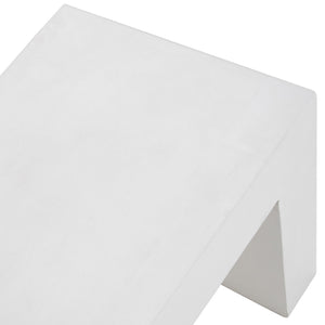 Blazer - Outdoor Bench - Natural White