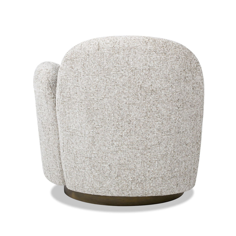 Duo - One-Arm Swivel Accent Chair - R&R Furniture Gallery (Fountain Valley, CA)