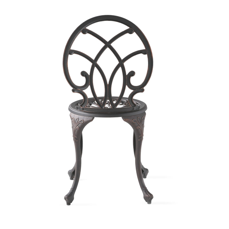 Charleston 3 Pieces Cast Bistro Set - Copper - R&R Furniture Gallery (Fountain Valley, CA)