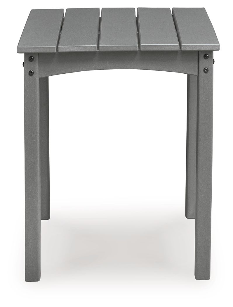 Cove Beach - Square End Table - Gray - R&R Furniture Gallery (Fountain Valley, CA)