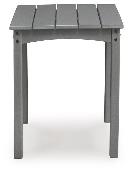 Cove Beach - Square End Table - Gray - R&R Furniture Gallery (Fountain Valley, CA)
