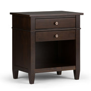 Carlton - Bedside Table, Handcrafted - R&R Furniture Gallery (Fountain Valley, CA)