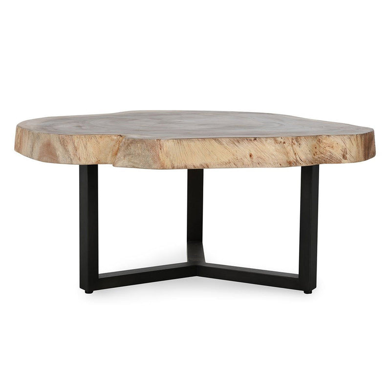 Celine - Live Edge Coffee Table - Natural - R&R Furniture Gallery (Fountain Valley, CA)