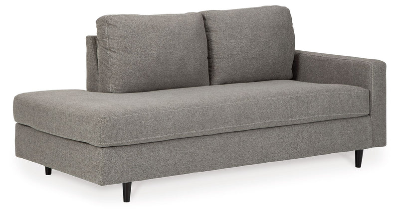 Lyman - RAF Corner Chaise - Graphite - R&R Furniture Gallery (Fountain Valley, CA)