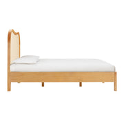 Grappa - Wood & Rattan Bed - R&R Furniture Gallery (Fountain Valley, CA)