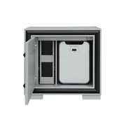 Adelaide - Nightstand With Cooler And Speaker - Gray / Black - R&R Furniture Gallery (Fountain Valley, CA)