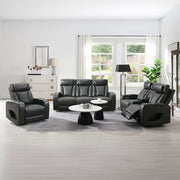 Taddeo - Power Motion Sofa With Power Headrest, USB, Wireless Charger, LED & Reading Light - Dark Gray - R&R Furniture Gallery (Fountain Valley, CA)