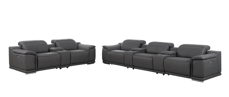 9762 - 8-Piece Modular Power Reclining Sofa And Console Loveseat Set With