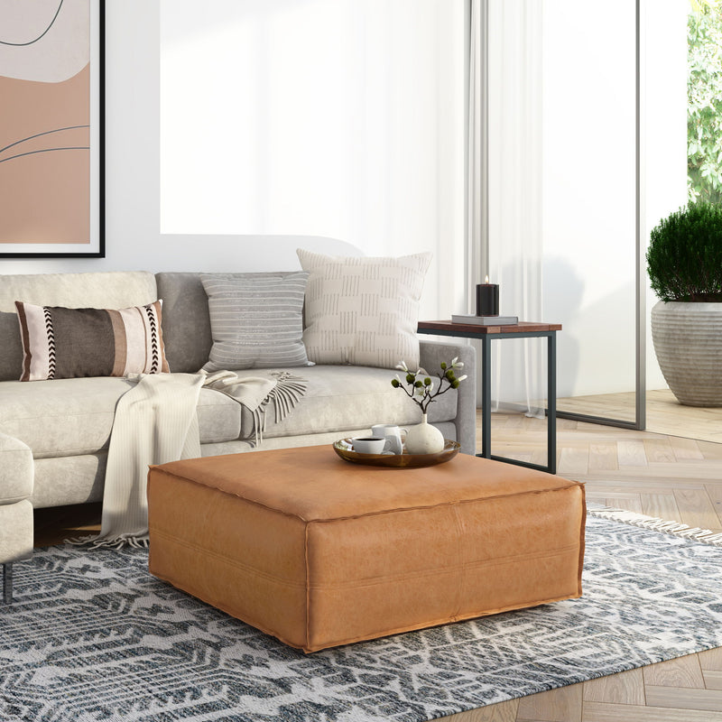 Brody - Large Square, Coffee Table Pouf - R&R Furniture Gallery (Fountain Valley, CA)
