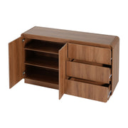Sideboard, Wide Storage With 2 Doors And 3 Drawers - R&R Furniture Gallery (Fountain Valley, CA)