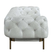 Ragle - Sofa - Vintage White Top Grain Leather - R&R Furniture Gallery (Fountain Valley, CA)