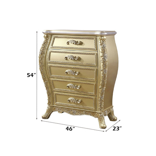 Cabriole - Chest - Gold - R&R Furniture Gallery (Fountain Valley, CA)