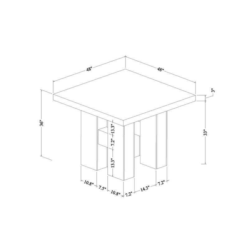 Mikha - Bar Table - R&R Furniture Gallery (Fountain Valley, CA)