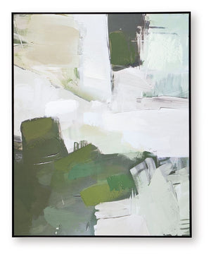 Vinick - Wall Art - Green / Gray / White - R&R Furniture Gallery (Fountain Valley, CA)
