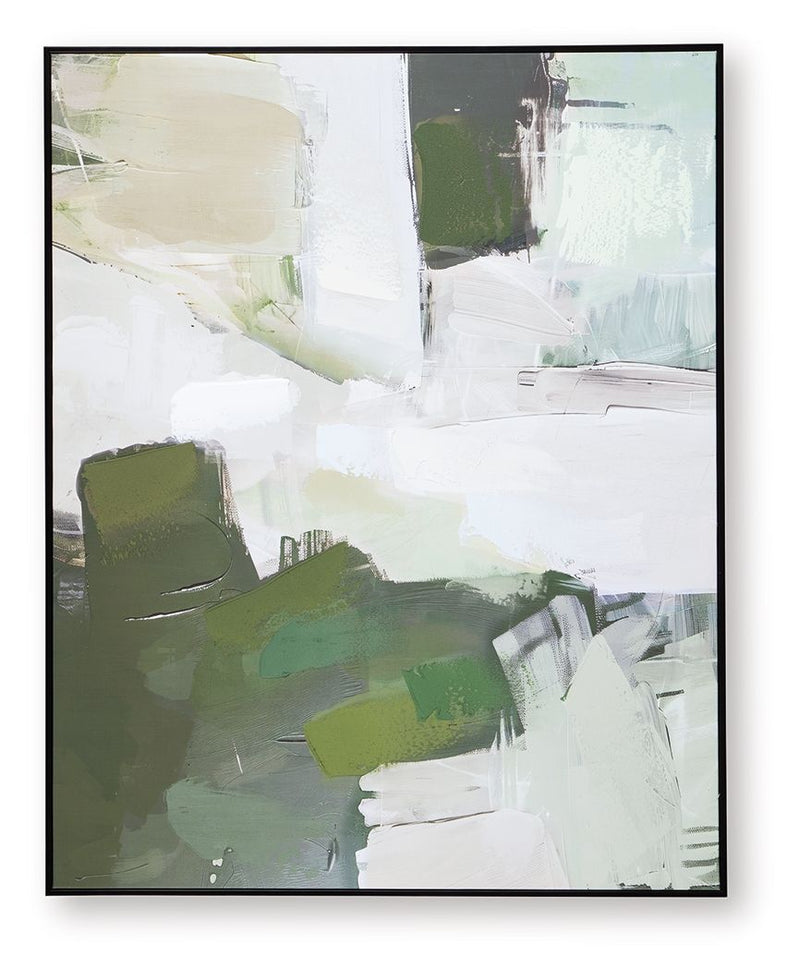 Vinick - Wall Art - Green / Gray / White - R&R Furniture Gallery (Fountain Valley, CA)