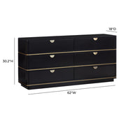 Julieta - 6 Drawer Dresser - R&R Furniture Gallery (Fountain Valley, CA)