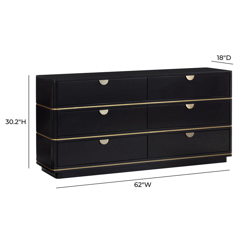 Julieta - 6 Drawer Dresser - R&R Furniture Gallery (Fountain Valley, CA)