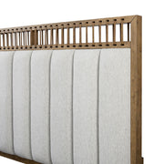 Elegant Design Upholstered And Strap Panel Bed - R&R Furniture Gallery (Fountain Valley, CA)