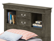 Traditional Style Bookcase Storage Bed - R&R Furniture Gallery (Fountain Valley, CA)