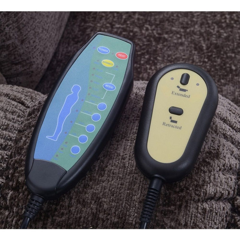 Pacay - Power Recliner With Lift & Heating & Massage - Brown Chenille - R&R Furniture Gallery (Fountain Valley, CA)