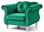 Chic Transitional Flared Arm Chair - R&R Furniture Gallery (Fountain Valley, CA)