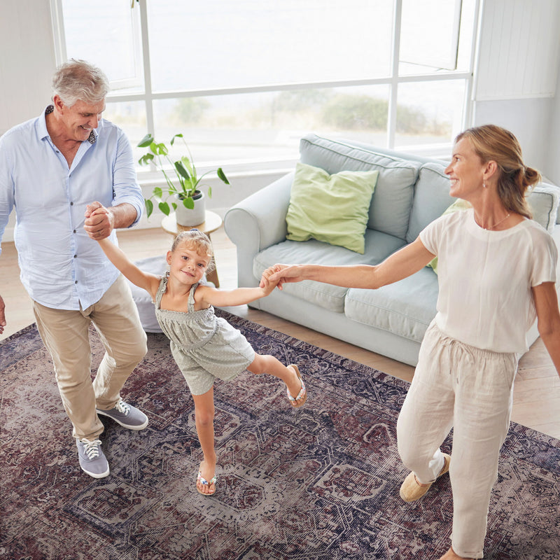 Maval - Unique Washable Area Rug - R&R Furniture Gallery (Fountain Valley, CA)