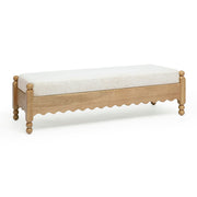 Thelma - Performance Basketweave Bench - Cream - R&R Furniture Gallery (Fountain Valley, CA)