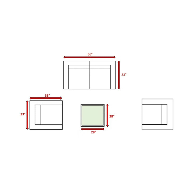 Wicker Seating Group Set With Table And Cushions - R&R Furniture Gallery (Fountain Valley, CA)