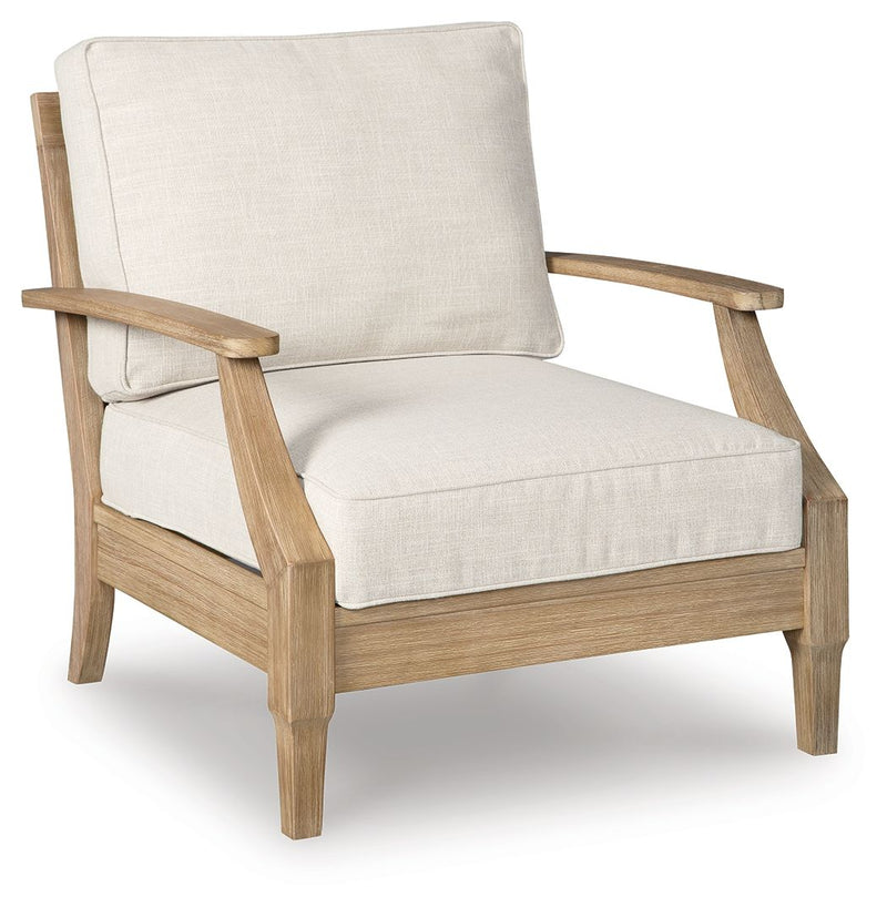 Carter Hall - Lounge Chair With Cushion - Beige - R&R Furniture Gallery (Fountain Valley, CA)