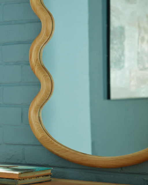 Serendis - Accent Mirror - Brown - R&R Furniture Gallery (Fountain Valley, CA)
