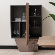 Bristol Point - Bar Cabinet - Saddle Brown - R&R Furniture Gallery (Fountain Valley, CA)