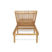 Nadine - Stylish Chaise Lounge Chair - Teak - R&R Furniture Gallery (Fountain Valley, CA)